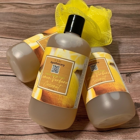 Hand Crafted Vegan Liquid Body Soaps and Body Wash. FREE pouf. New Scents! - Picture 4 of 11